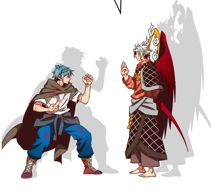 Mori Dan vs Mujin Mubong Park from God of Highschool chapter 543